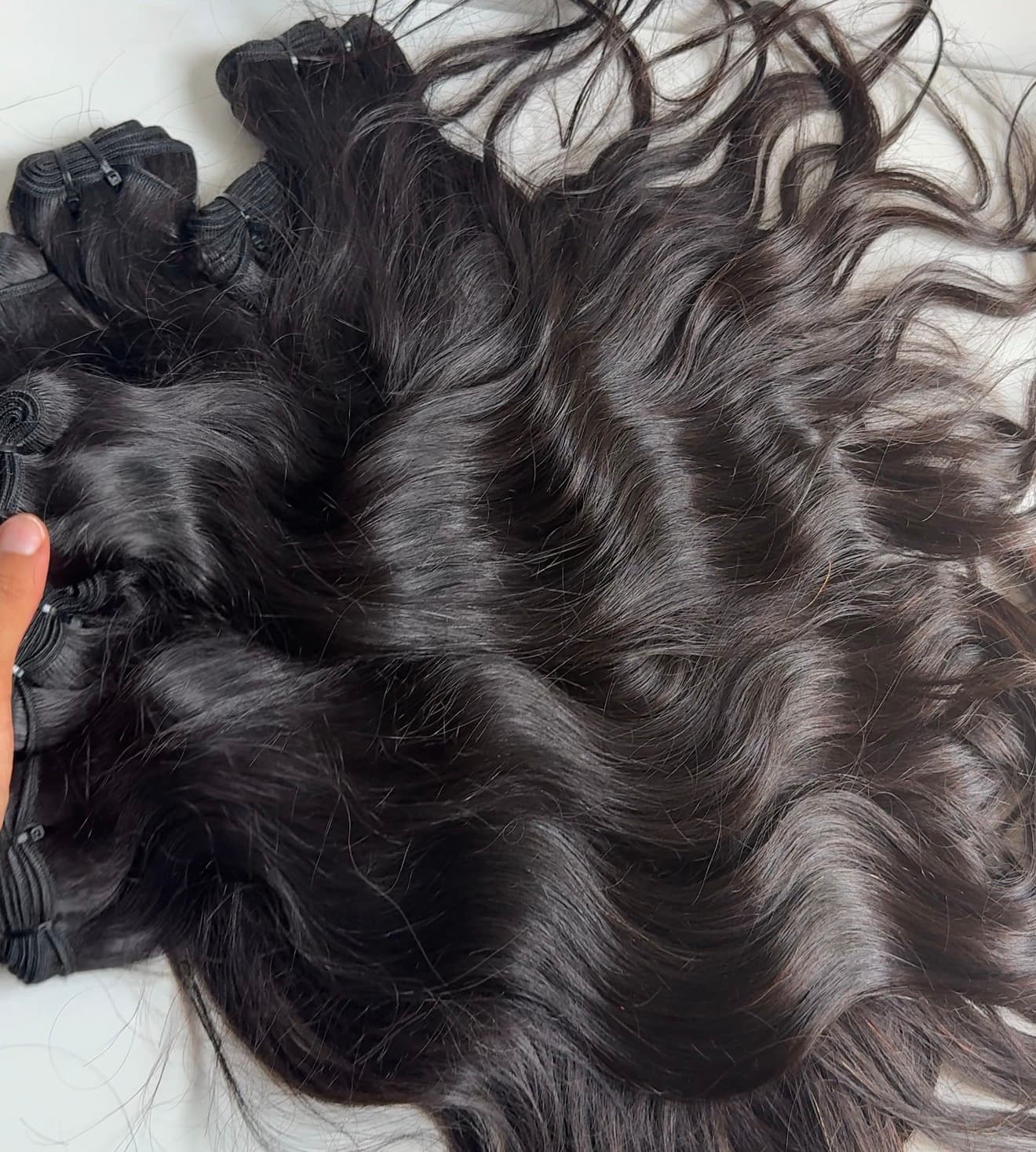 Raw Indian wavy - lot de 4 bundles