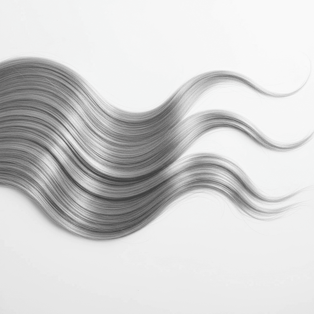 Silky Silver Hair Extensions - View 1